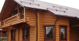 Строительство дома из оцилиндрованного бревна в Якутске - от 137332 рублей